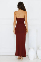 Sunshine Shuffle Strapless Maxi Dress