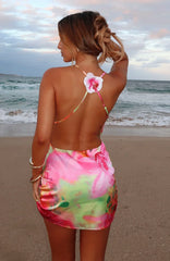 Your Biggest Fan Mini Dress Tropical Floral