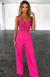 Vivian Pants- Hot Pink