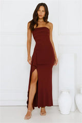 Sunshine Shuffle Strapless Maxi Dress
